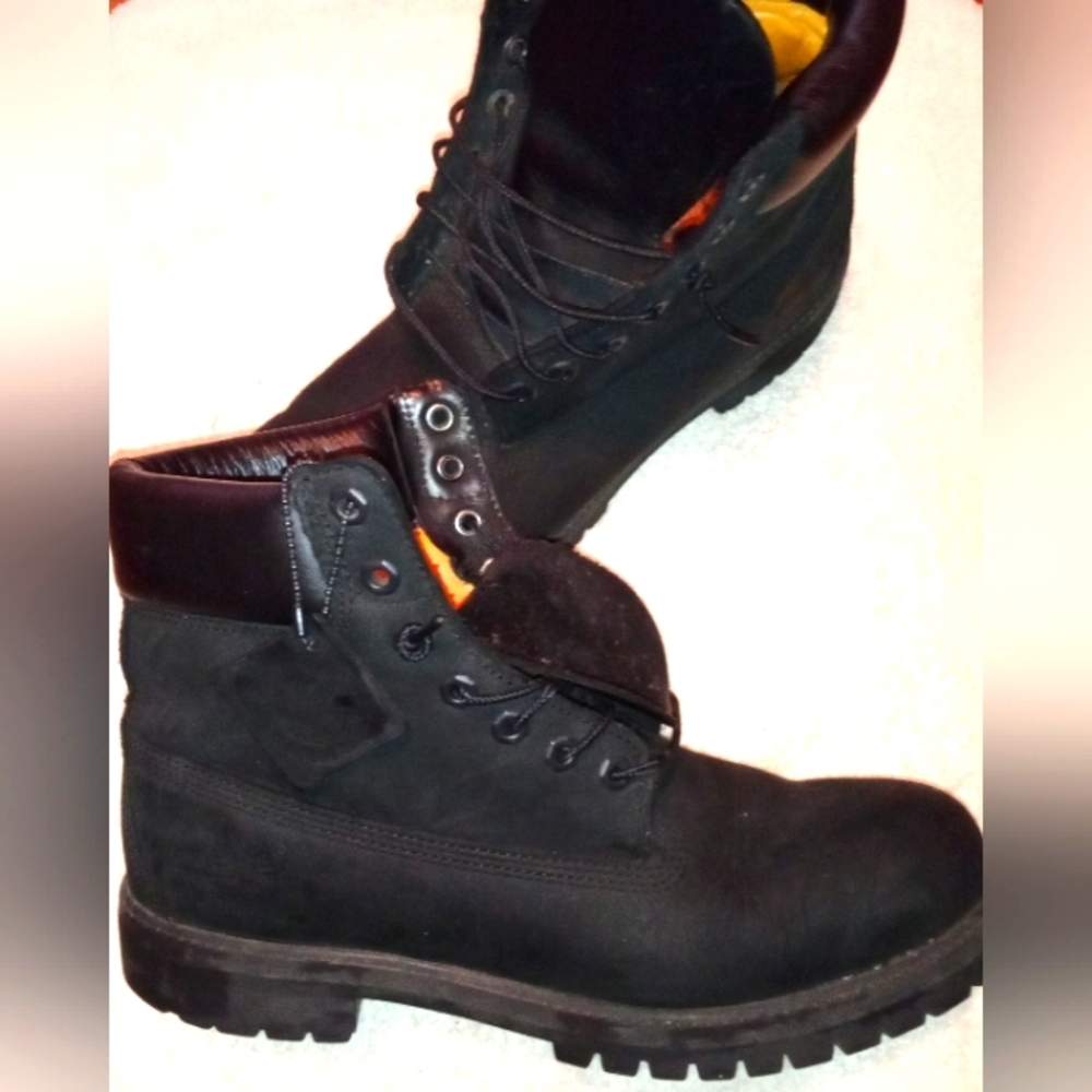 Mens Black Timberland Boots